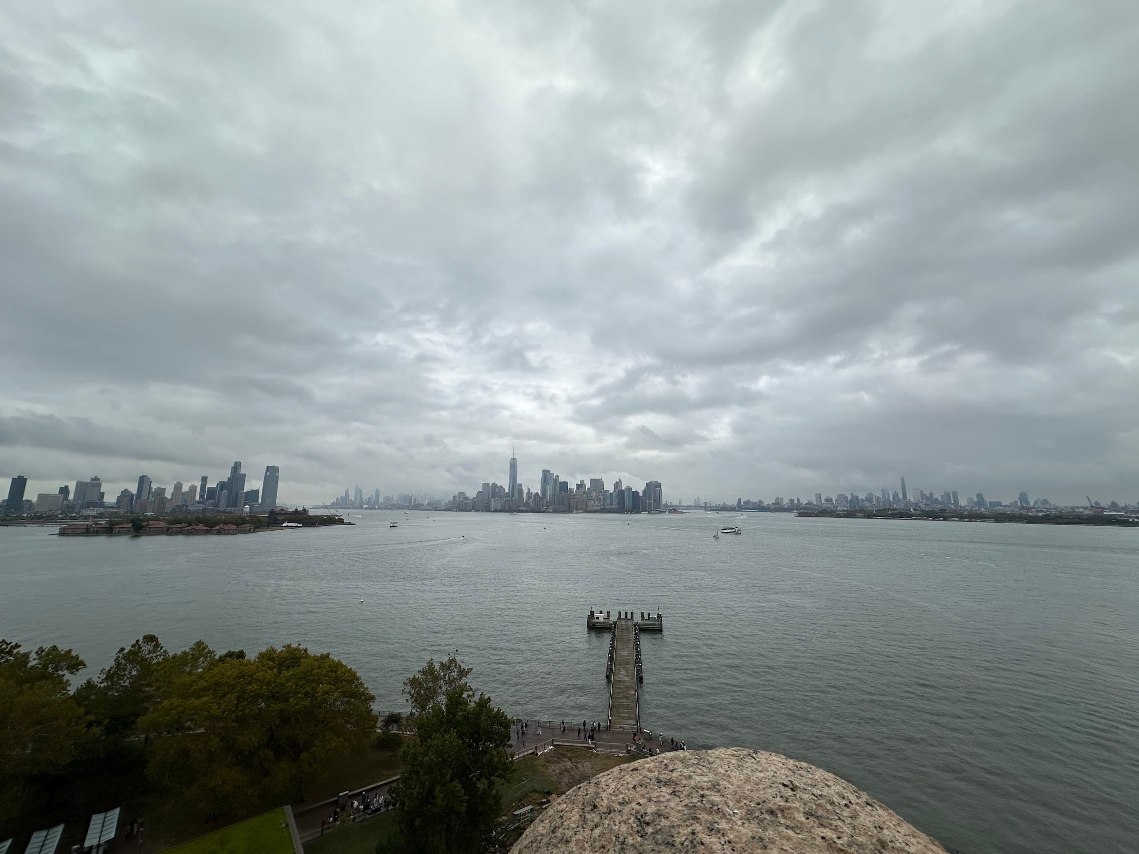 Photo from Liberty Island, NY
